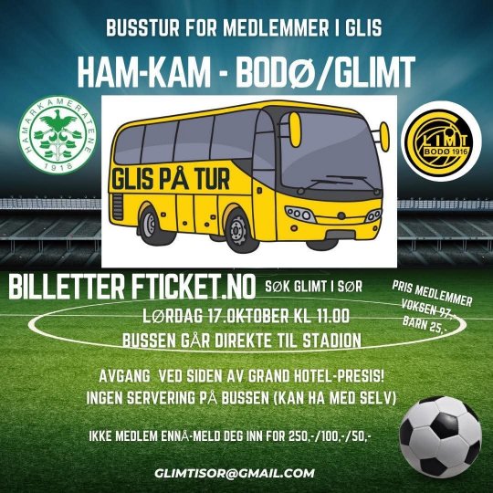 Busstur med Glis til Hamar